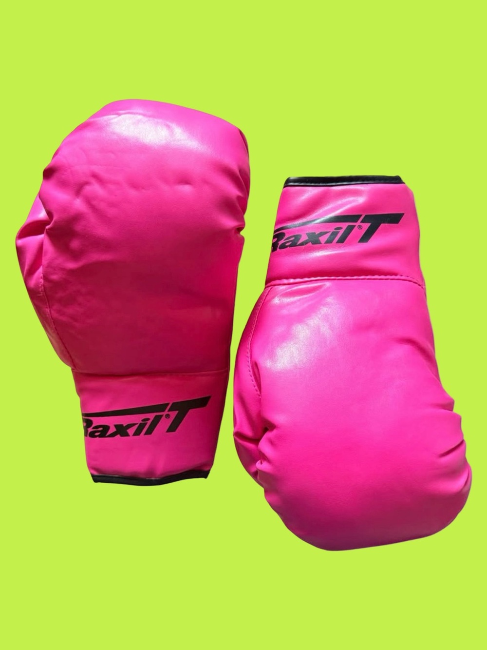 Vintage 90’s Hot Pink Raxil-T Boxing Gloves